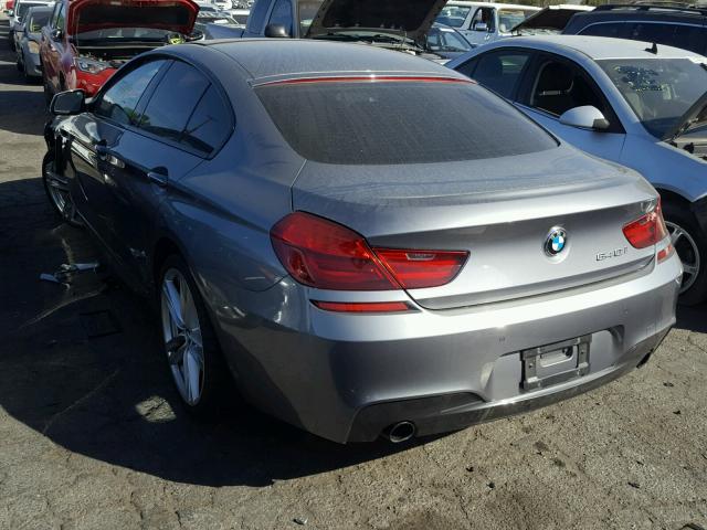 WBA6A0C57FGB53568 - 2015 BMW 640 I GRAY photo 3