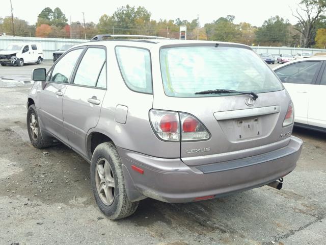 JTJGF10UX10083876 - 2001 LEXUS RX 300 SILVER photo 3