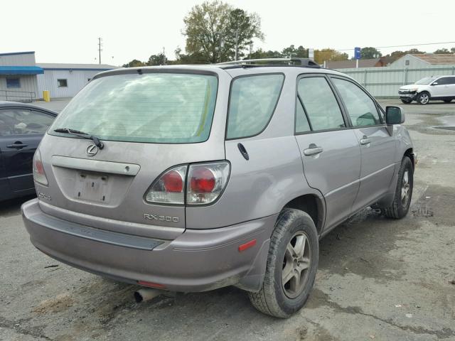 JTJGF10UX10083876 - 2001 LEXUS RX 300 SILVER photo 4