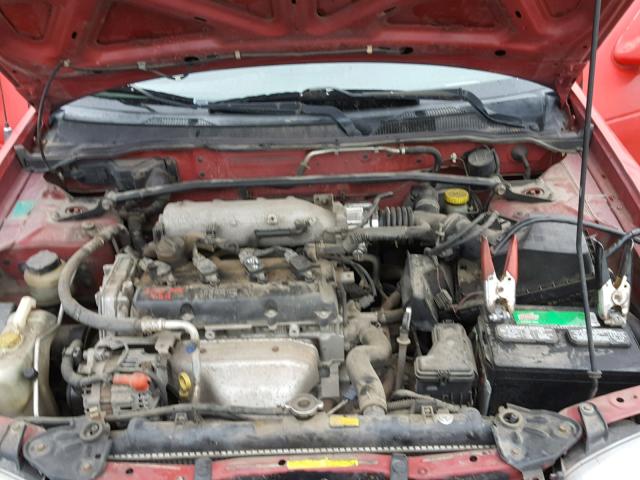 3N1AB51D82L708051 - 2002 NISSAN SENTRA SE- RED photo 7