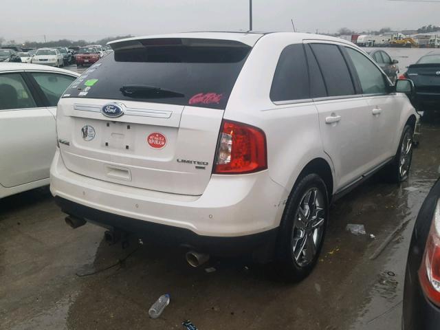 2FMDK4KC0BBB14040 - 2011 FORD EDGE LIMIT WHITE photo 4