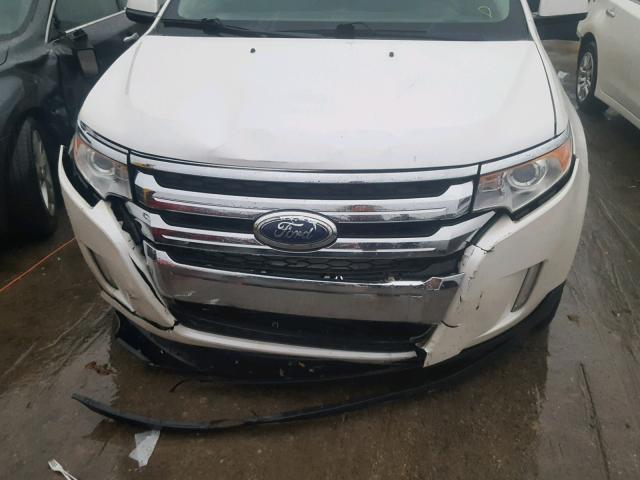 2FMDK4KC0BBB14040 - 2011 FORD EDGE LIMIT WHITE photo 9