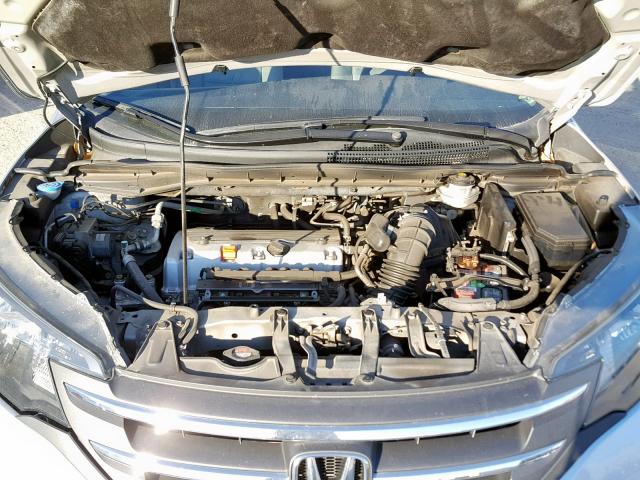 5J6RM3H73CL006788 - 2012 HONDA CR-V EXL SILVER photo 7