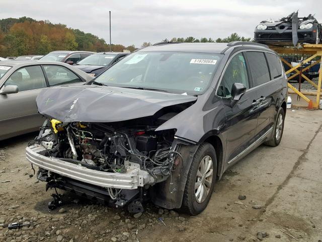 2C4RC1BG9HR527230 - 2017 CHRYSLER PACIFICA T GRAY photo 2