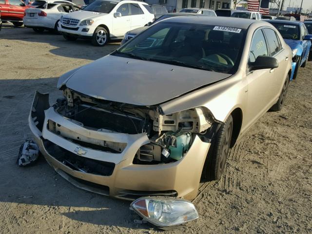 1G1ZG57B48F166367 - 2008 CHEVROLET MALIBU LS GOLD photo 2