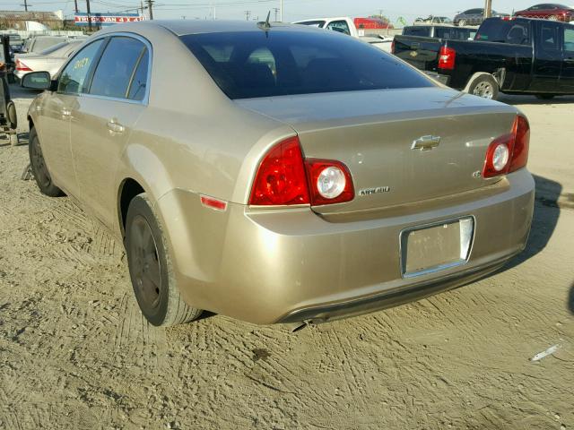 1G1ZG57B48F166367 - 2008 CHEVROLET MALIBU LS GOLD photo 3