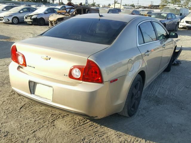 1G1ZG57B48F166367 - 2008 CHEVROLET MALIBU LS GOLD photo 4
