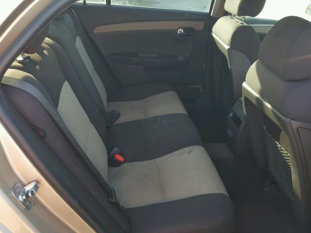 1G1ZG57B48F166367 - 2008 CHEVROLET MALIBU LS GOLD photo 6