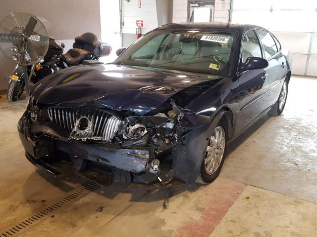 2G4WD582791104869 - 2009 BUICK LACROSSE C BLUE photo 2