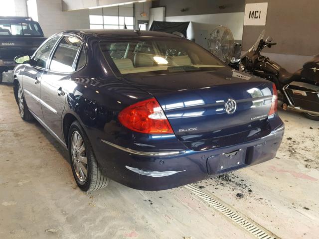 2G4WD582791104869 - 2009 BUICK LACROSSE C BLUE photo 3