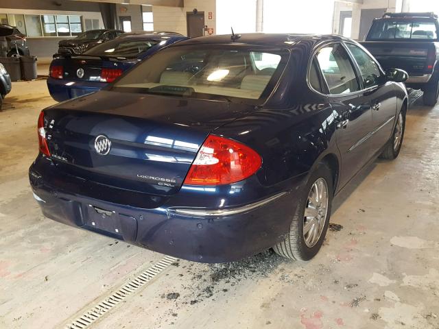 2G4WD582791104869 - 2009 BUICK LACROSSE C BLUE photo 4