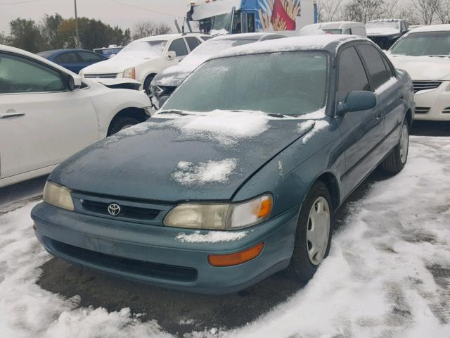 2T1BB02E7TC147728 - 1996 TOYOTA COROLLA DX GREEN photo 2