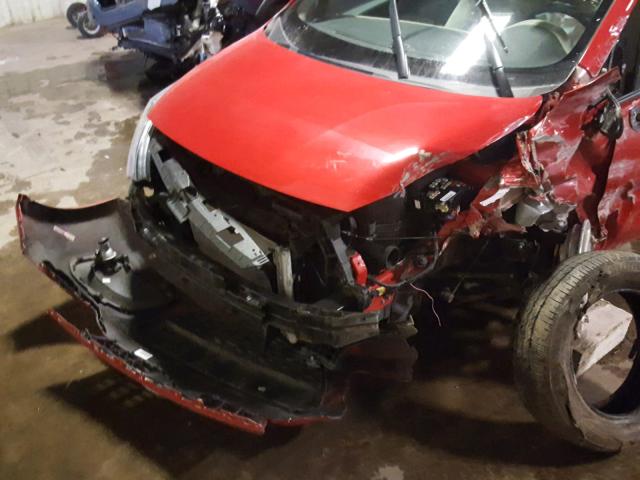 KNADN5A30D6151669 - 2013 KIA RIO EX RED photo 9