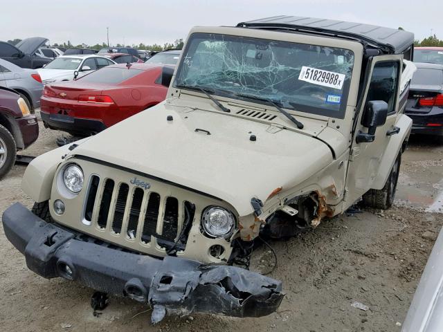 1C4AJWBGXHL726229 - 2017 JEEP WRANGLER S 棕色 照片 2