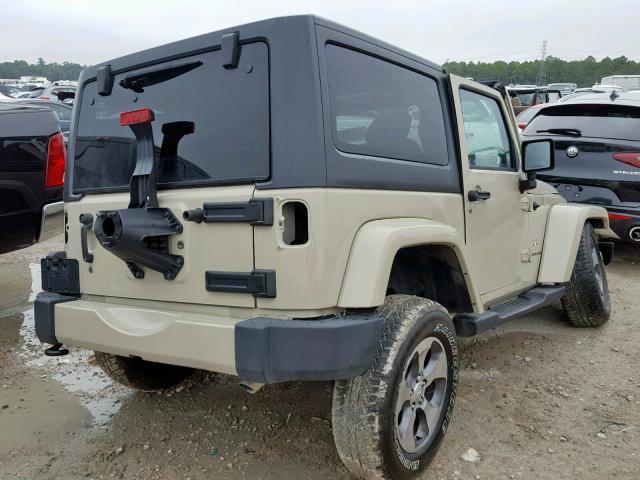 1C4AJWBGXHL726229 - 2017 JEEP WRANGLER S 棕色 照片 4