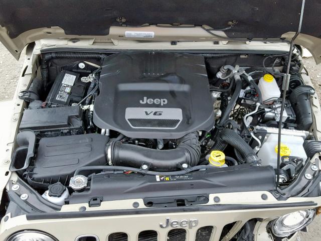1C4AJWBGXHL726229 - 2017 JEEP WRANGLER S 棕色 照片 7