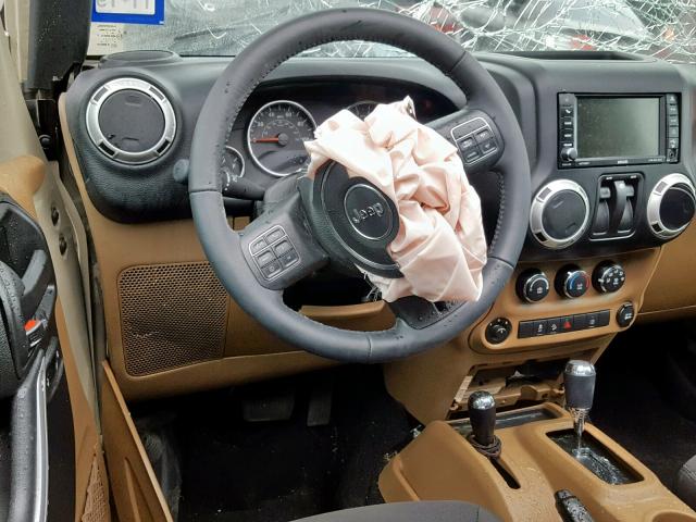 1C4AJWBGXHL726229 - 2017 JEEP WRANGLER S 棕色 照片 9