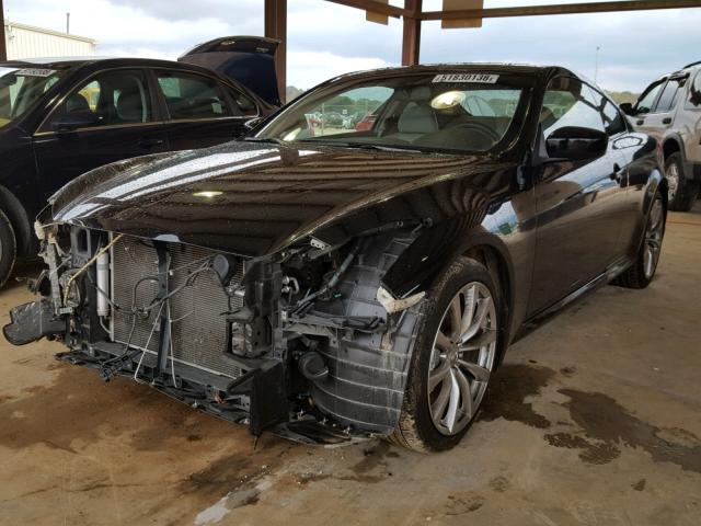 JNKCV64E68M115115 - 2008 INFINITI G37 BASE BLACK photo 2