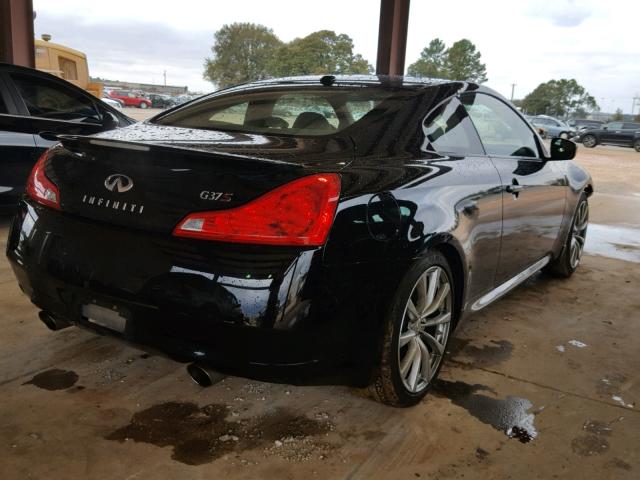 JNKCV64E68M115115 - 2008 INFINITI G37 BASE BLACK photo 4