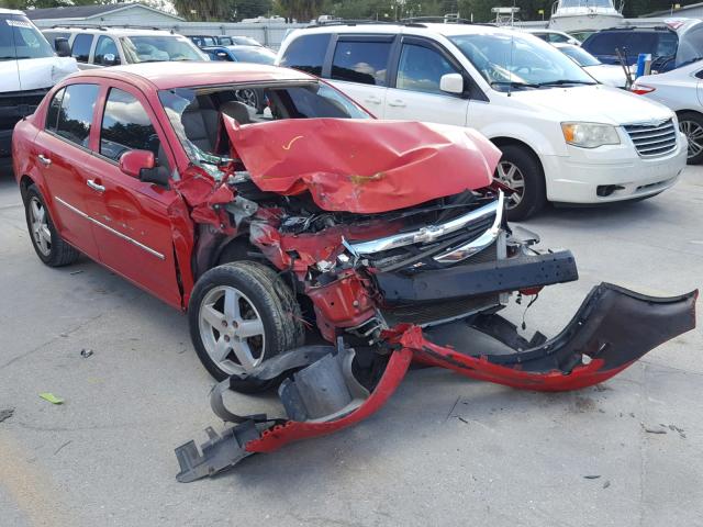 1G1AZ52F857599732 - 2005 CHEVROLET COBALT LT RED photo 1