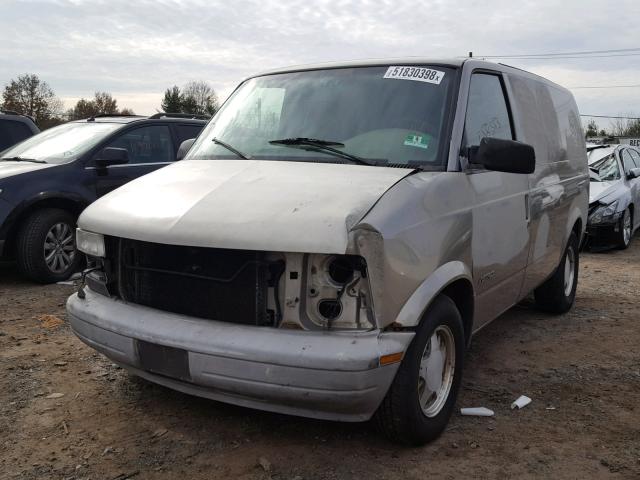 1GCDM19W91B140721 - 2001 CHEVROLET ASTRO GRAY photo 2