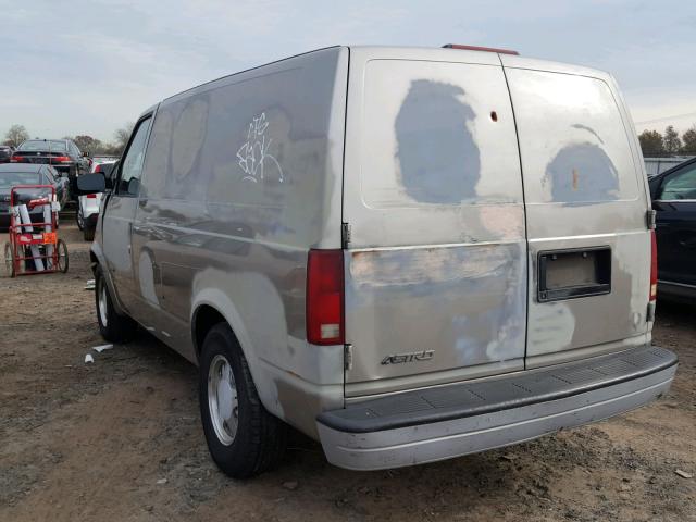 1GCDM19W91B140721 - 2001 CHEVROLET ASTRO GRAY photo 3