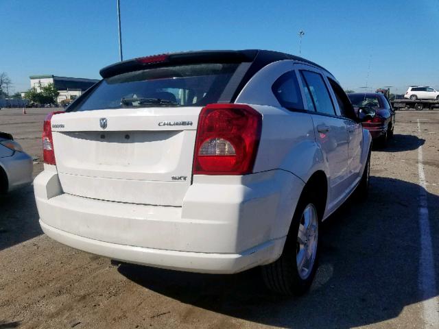 1B3HB48A79D157680 - 2009 DODGE CALIBER SX WHITE photo 4