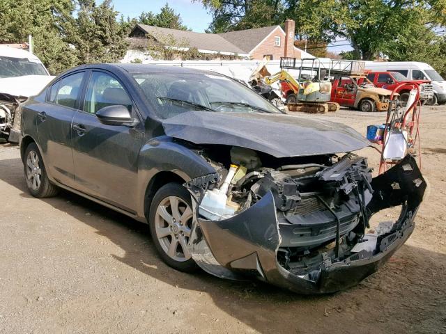 JM1BL1SG8A1347667 - 2010 MAZDA 3 I GRAY photo 1