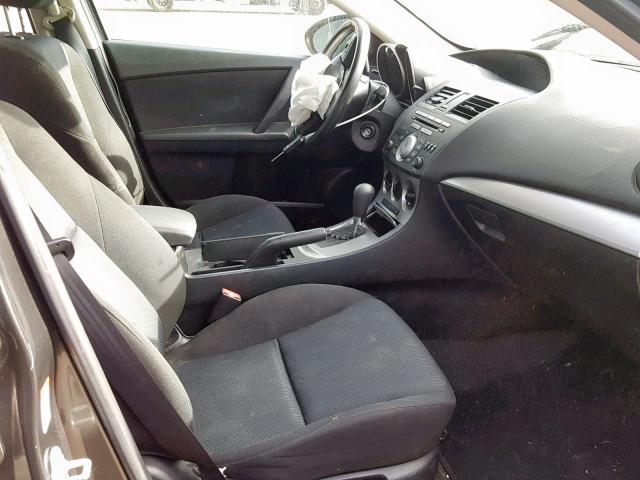 JM1BL1SG8A1347667 - 2010 MAZDA 3 I GRAY photo 5