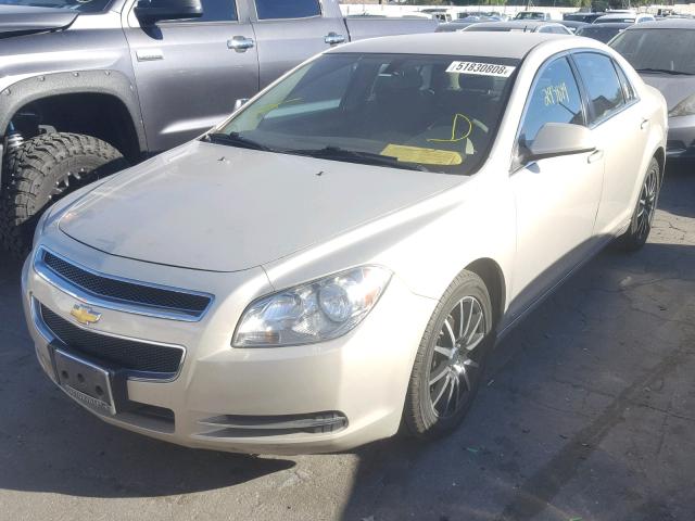 1G1ZC5EB5AF129672 - 2010 CHEVROLET MALIBU 1LT 棕色 照片 2