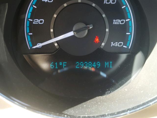 1G1ZC5EB5AF129672 - 2010 CHEVROLET MALIBU 1LT 棕色 照片 8