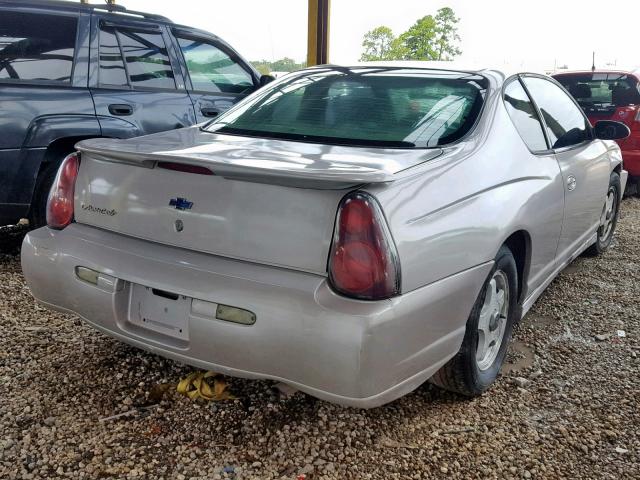 2G1WW12E649185876 - 2004 CHEVROLET MONTE CARL ვერცხლისფერი ფოტო 4