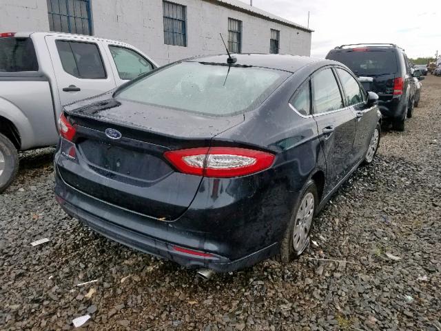 3FA6P0G75ER250484 - 2014 FORD FUSION S BLACK photo 4