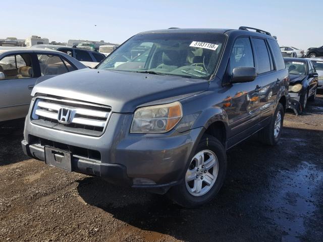 5FNYF28218B013999 - 2008 HONDA PILOT VP GRAY photo 2