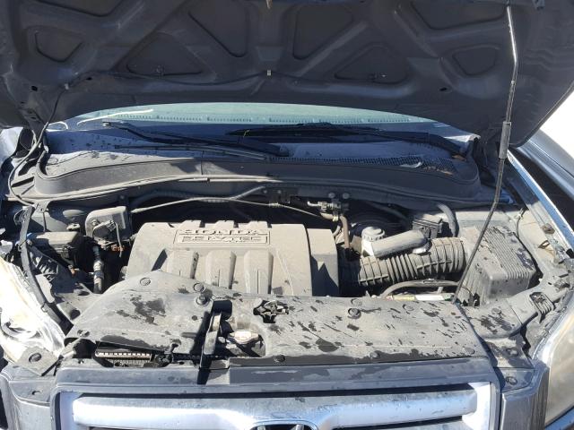 5FNYF28218B013999 - 2008 HONDA PILOT VP GRAY photo 7