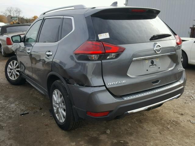 5N1AT2MV6HC799270 - 2017 NISSAN ROGUE SV GRAY photo 3