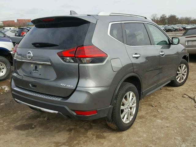 5N1AT2MV6HC799270 - 2017 NISSAN ROGUE SV GRAY photo 4