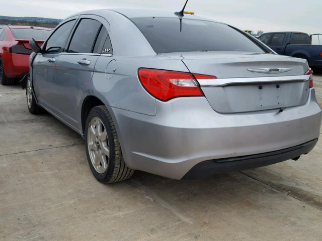 1C3CCBBBXDN702046 - 2013 CHRYSLER 200 TOURIN GRAY photo 3