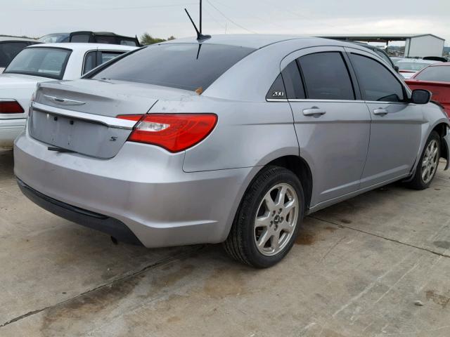 1C3CCBBBXDN702046 - 2013 CHRYSLER 200 TOURIN GRAY photo 4