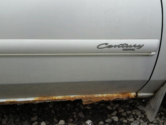 2G4WS52J321296643 - 2002 BUICK CENTURY CU SILVER photo 9