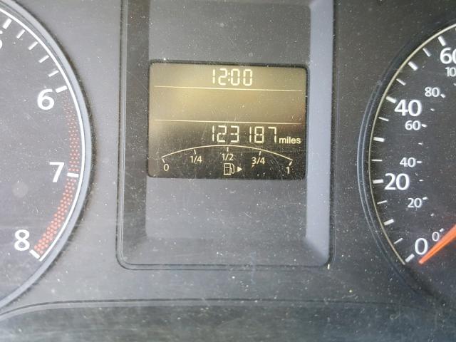 3VW2K7AJ0DM382114 - 2013 VOLKSWAGEN JETTA BASE Սև լուսանկար 8