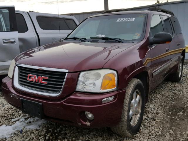 1GKET16S636113355 - 2003 GMC ENVOY XL MAROON photo 2