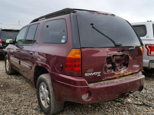 1GKET16S636113355 - 2003 GMC ENVOY XL MAROON photo 3