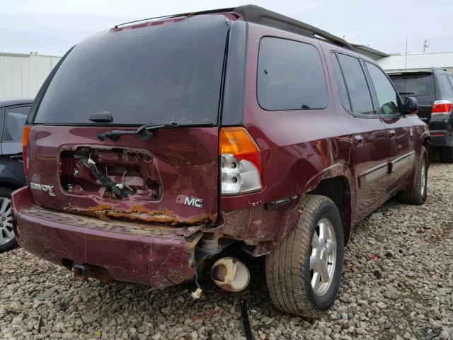 1GKET16S636113355 - 2003 GMC ENVOY XL MAROON photo 4