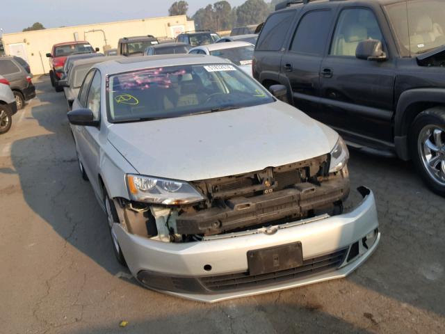 3VW1K7AJ2CM349528 - 2012 VOLKSWAGEN JETTA BASE GRAY photo 1