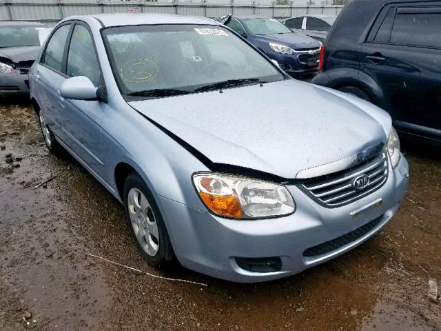 KNAFE121185527774 - 2008 KIA SPECTRA EX BLUE photo 1