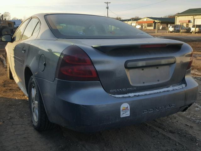 2G2WP522851295138 - 2005 PONTIAC GRAND PRIX ნაცრისფერი ფოტო 3