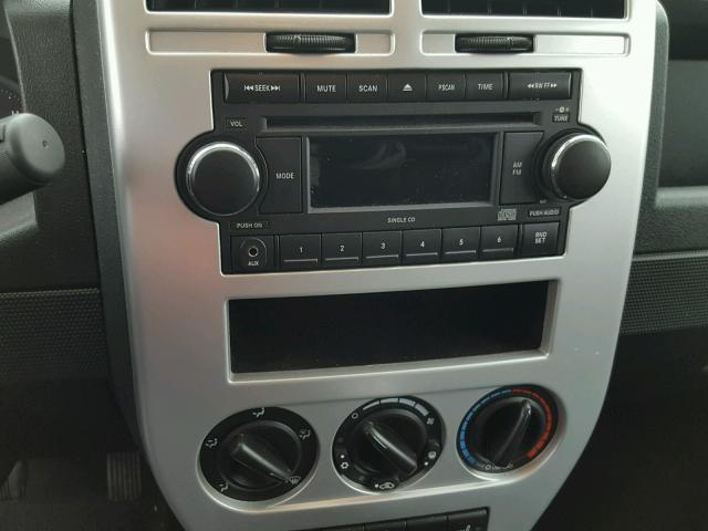 1J8FT47W48D767026 - 2008 JEEP COMPASS SP ბურგუნდია ფოტო 9