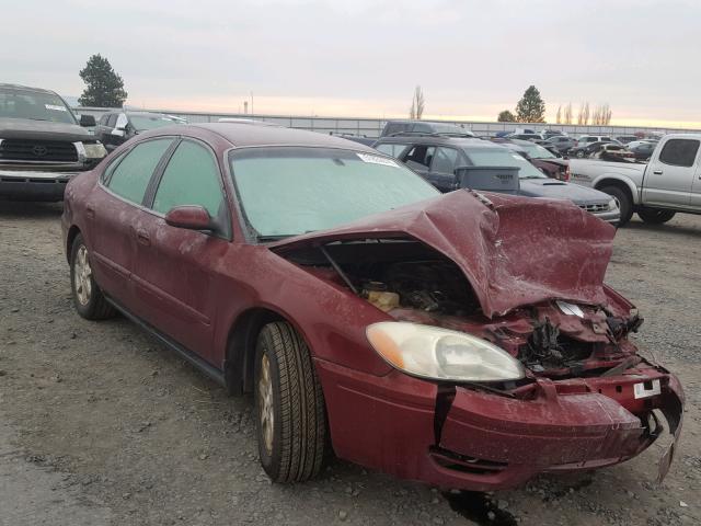 1FAFP56U27A146648 - 2007 FORD TAURUS SEL BURGUNDY photo 1