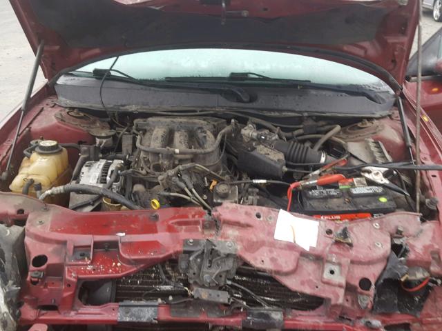 1FAFP56U27A146648 - 2007 FORD TAURUS SEL BURGUNDY photo 7